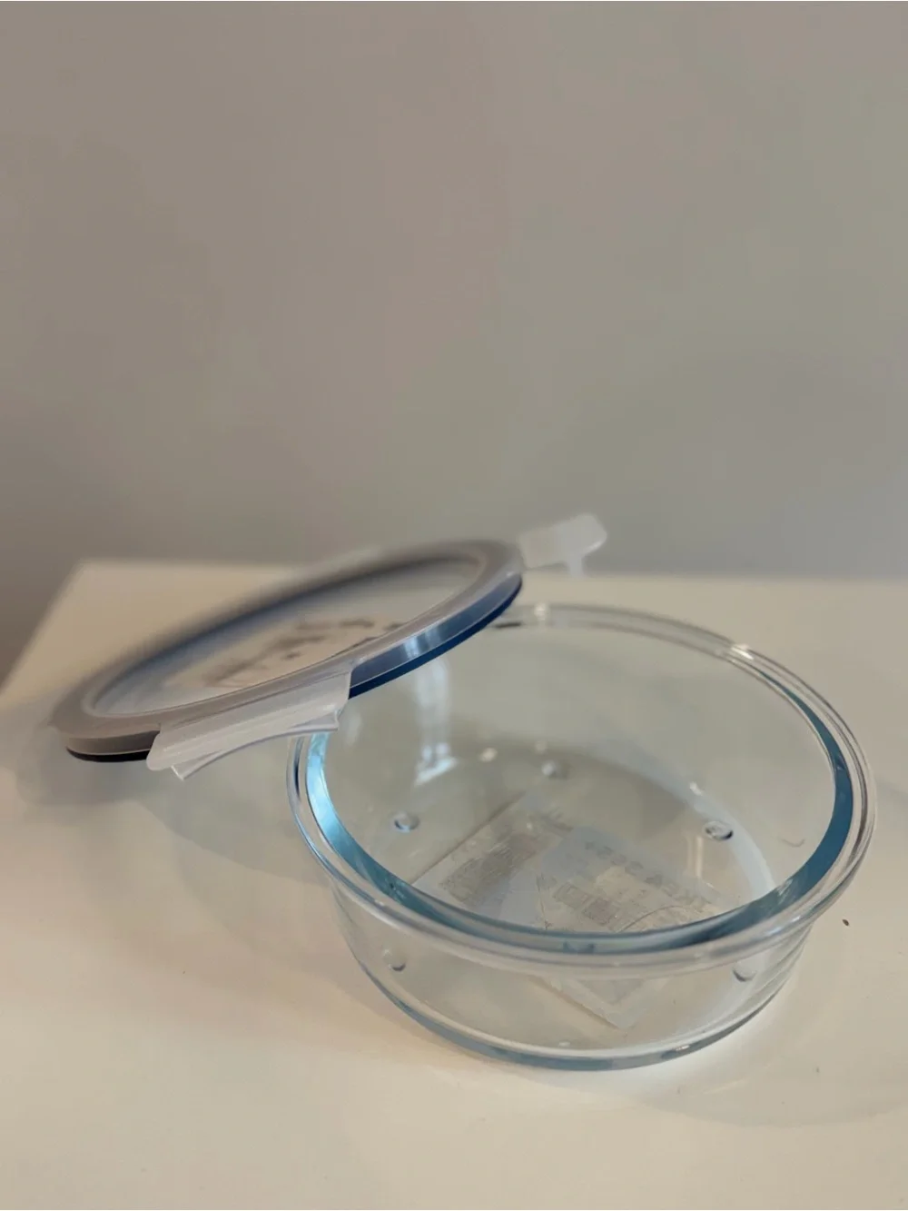 IKEA 365+ Round Glass Food Container 14 oz 400ml With Lid 503.591.95